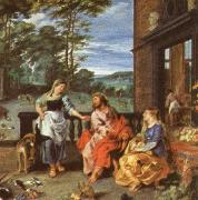 Peter Paul Rubens Christ at the House of Martha and mary France oil painting artist